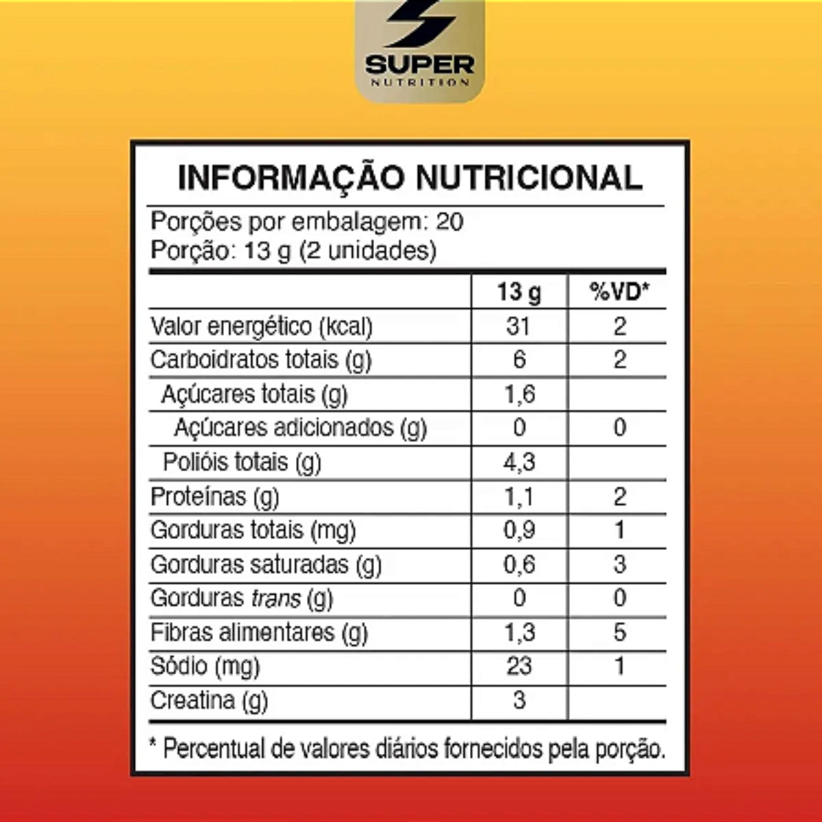 Creatina de Caramelo Wefit | 60 unidades