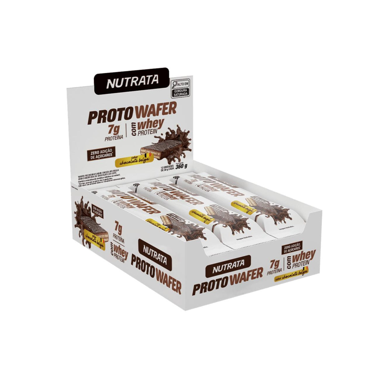 Proto Wafer Chocolate Belga Nutrata | Display 12x30g