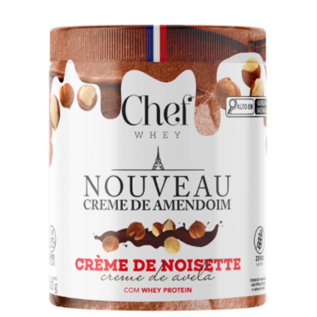 Creme de Amendoim Nouveau Sabor Creme de Avelã Chef Whey | 600g