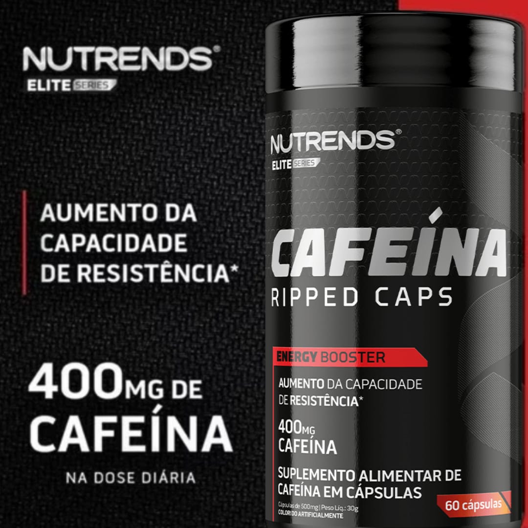 Ripped Caps Cafeína 400mg Nutrends | 60 Cápsulas