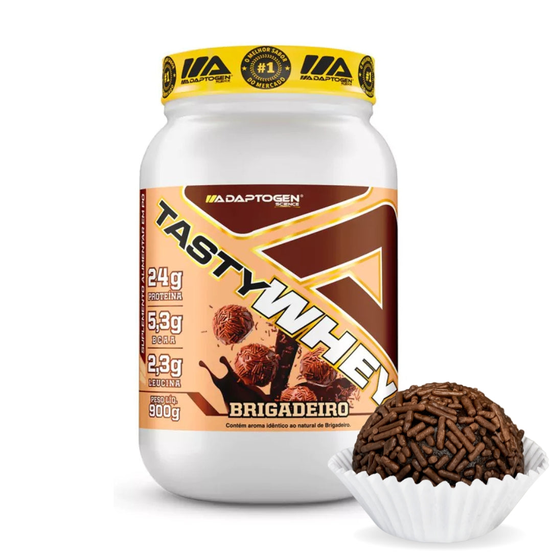 Tasty Whey 3w Gourmet Brigadeiro Adaptogen | 900g