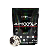 Whey 100%hd Black Skull Cookies e Cream | Refil 900g