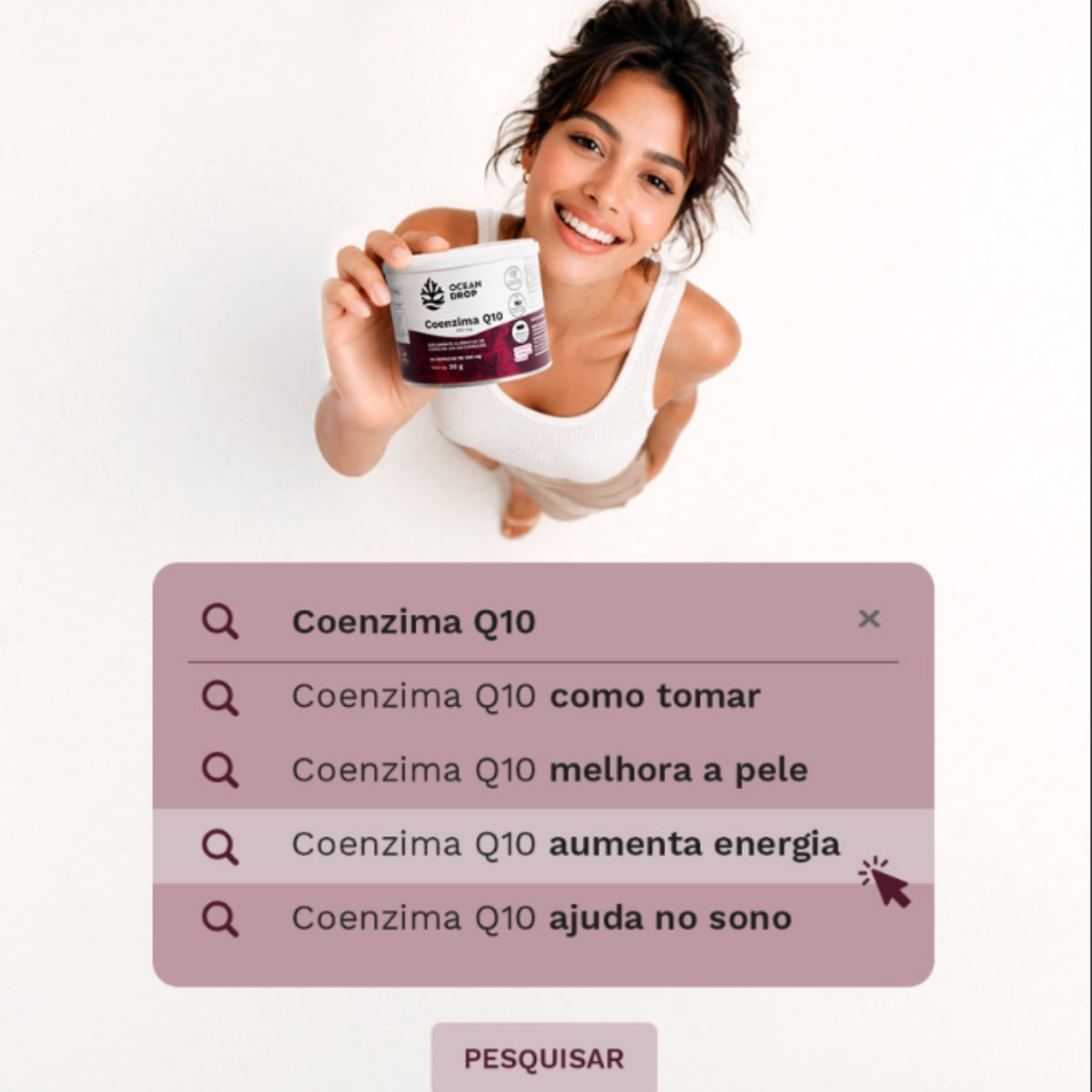 Coenzima Q10 200mg Ocean Drop | 60 cápsulas