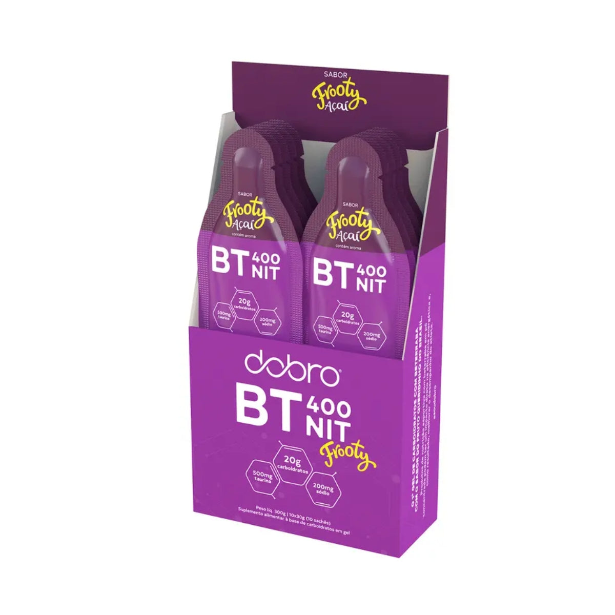BT 400 Nitrato Gel Sabor Frooty Açaí Dobro | 10x30g