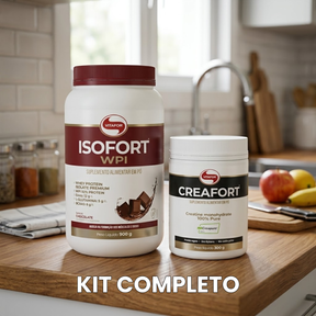 Isofort Whey Isolado (900g/1,8kg) + Creatina Creapure (300g) – Vitafor