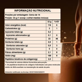 Collagen Protein Chocolate Língua de Gato Puravida | 450g