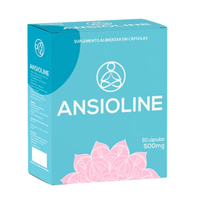 Ansioline Suplemento Alimentar combate Ansiedade | 60 cápsulas