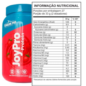JoyPro Protein Sabor Morango com Framboesa Shark Pro | 900g