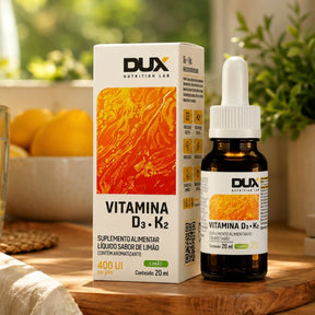 Vitamina D3 + K2 Sabor LImão Dux | 20ml