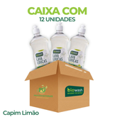 Caixa c/ 12 Detergente Lava Louças Capim Limão Biowash | 650ml