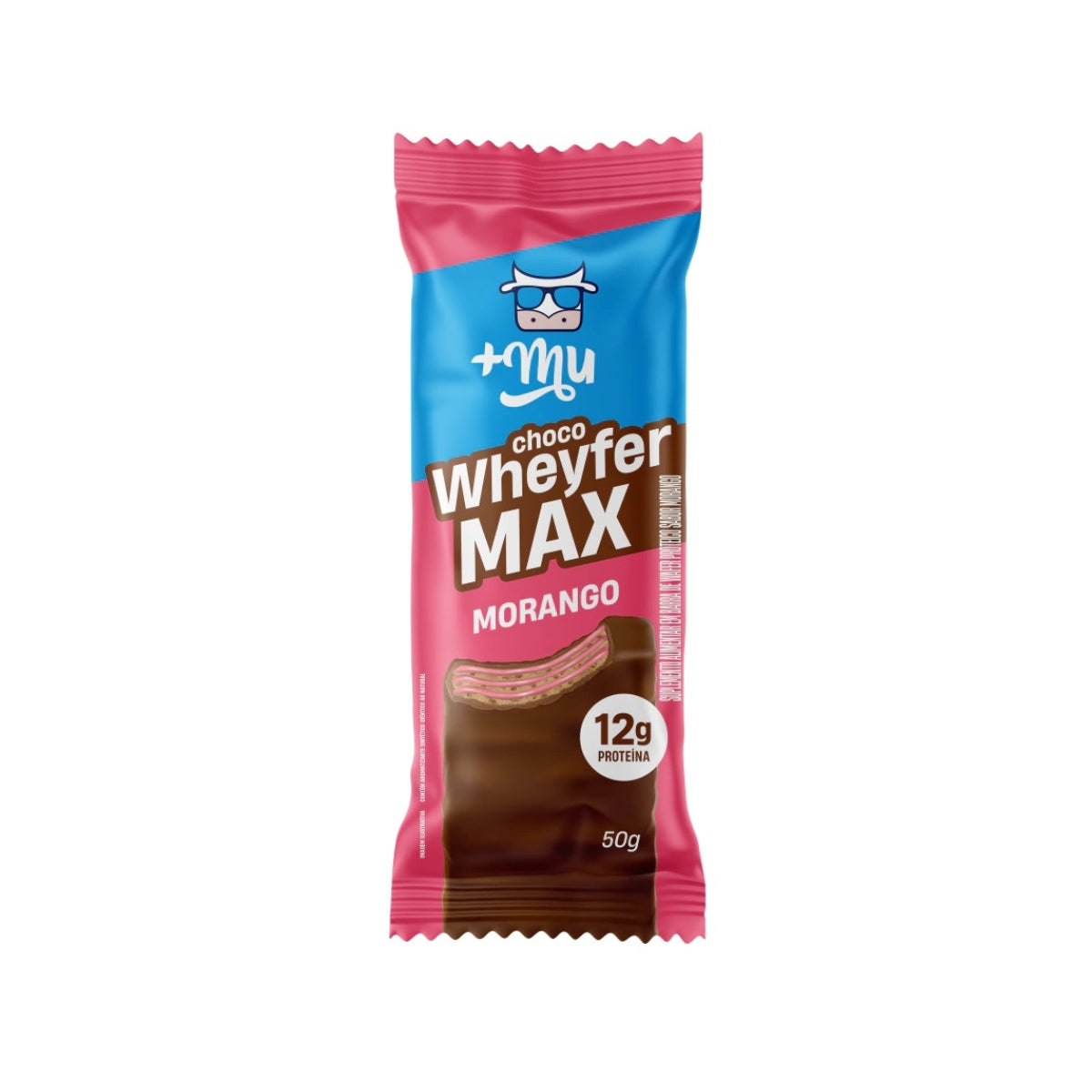 Choco Wheyfer MAX Morango Mais Mu | cx 20x50g