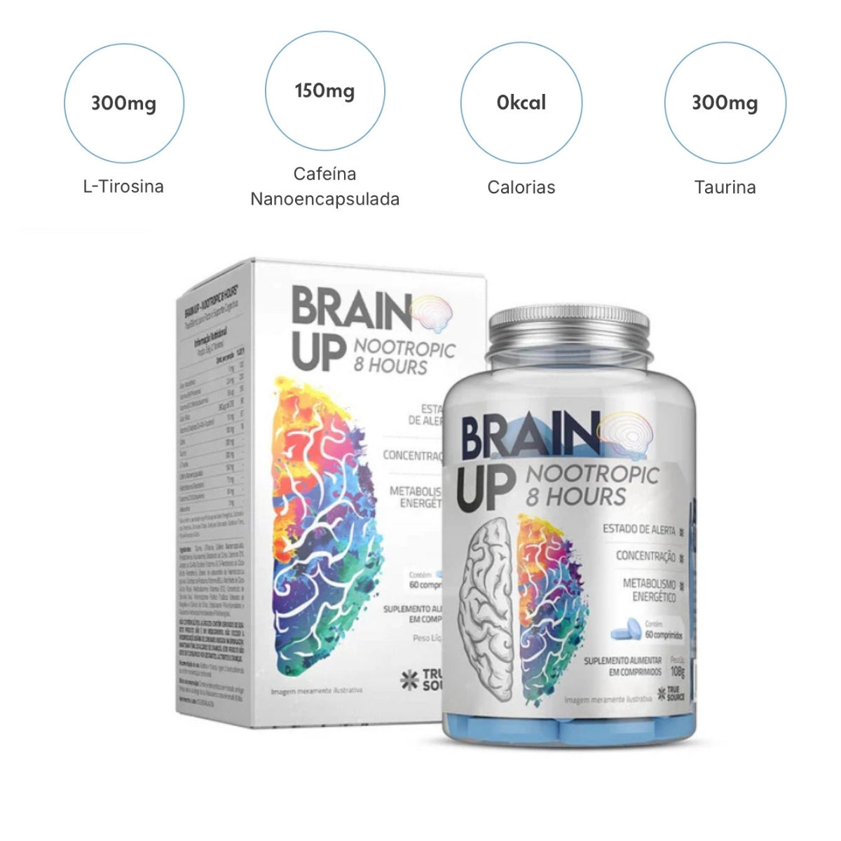 True Brain Up 8 Hours | 60 tabletes