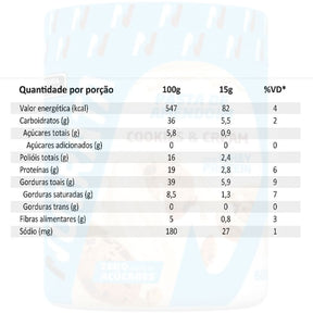 Pasta De Amendoim com Whey Cookies E Cream Nutrata | 600g
