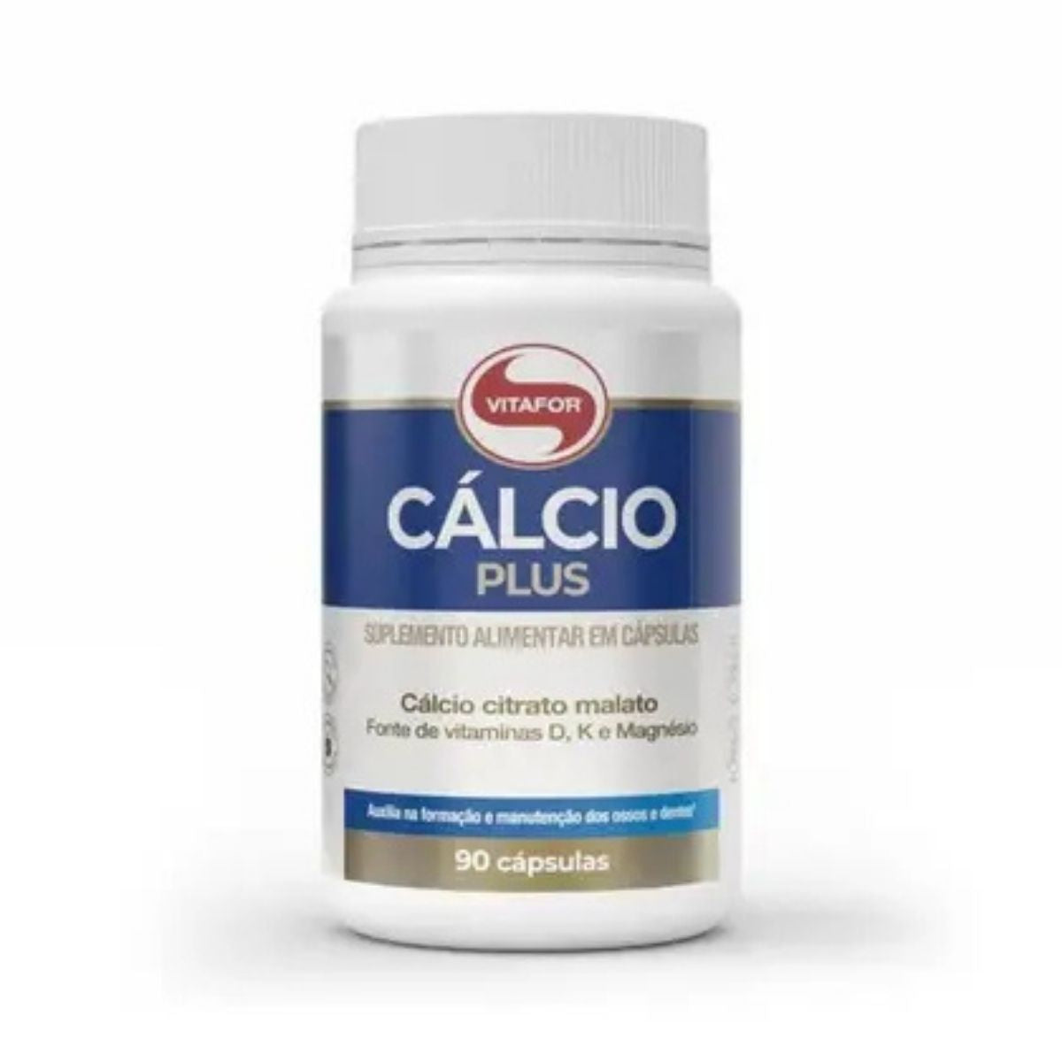 Cálcio Plus 800mg Vitafor | 90 cápsulas