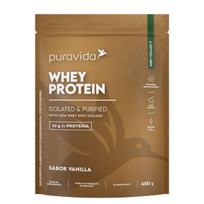 Whey Protein 100% Isolado Baunilha Puravida | 450g